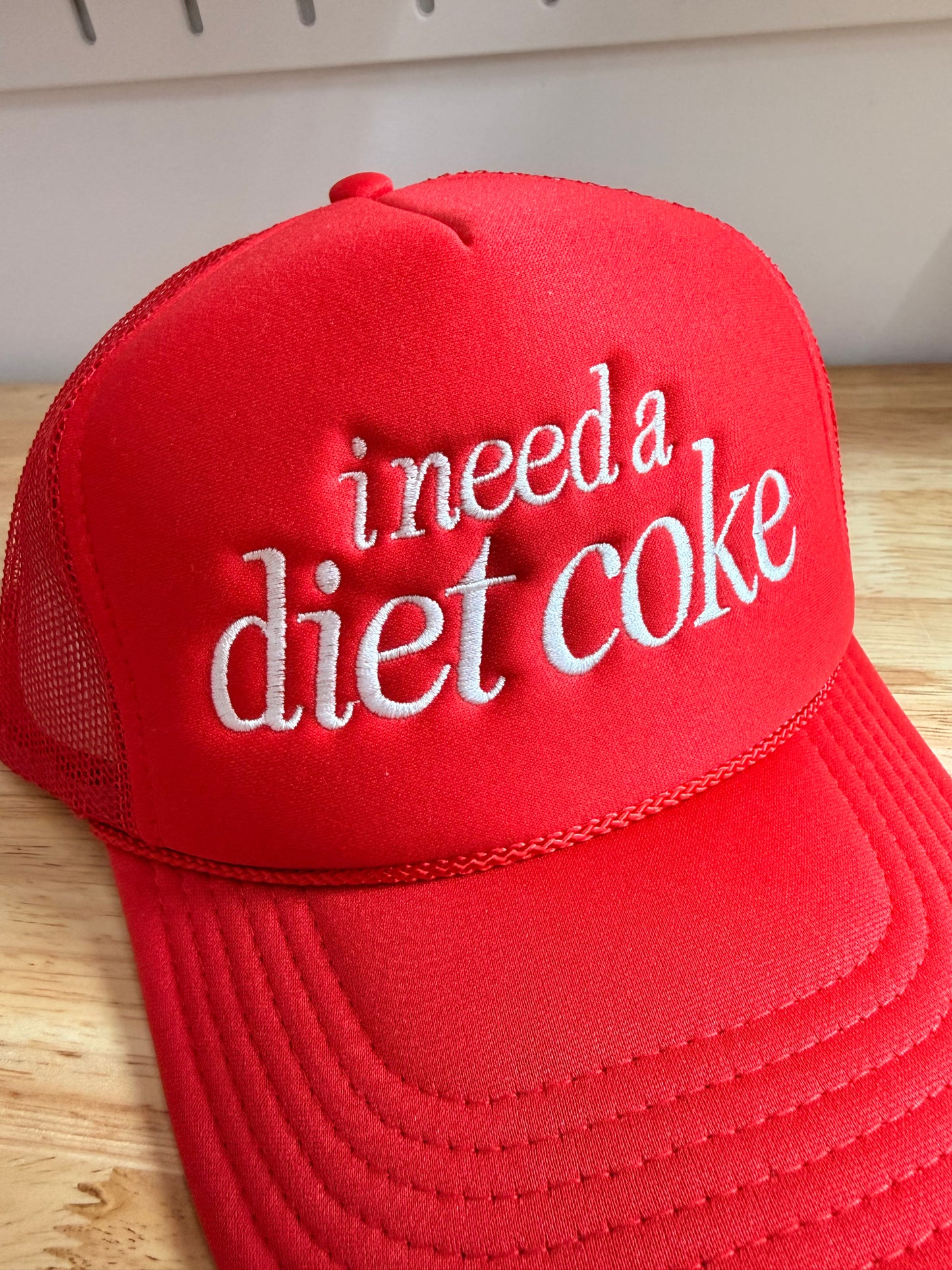 “I Need a Diet Coke” Trucker Hat