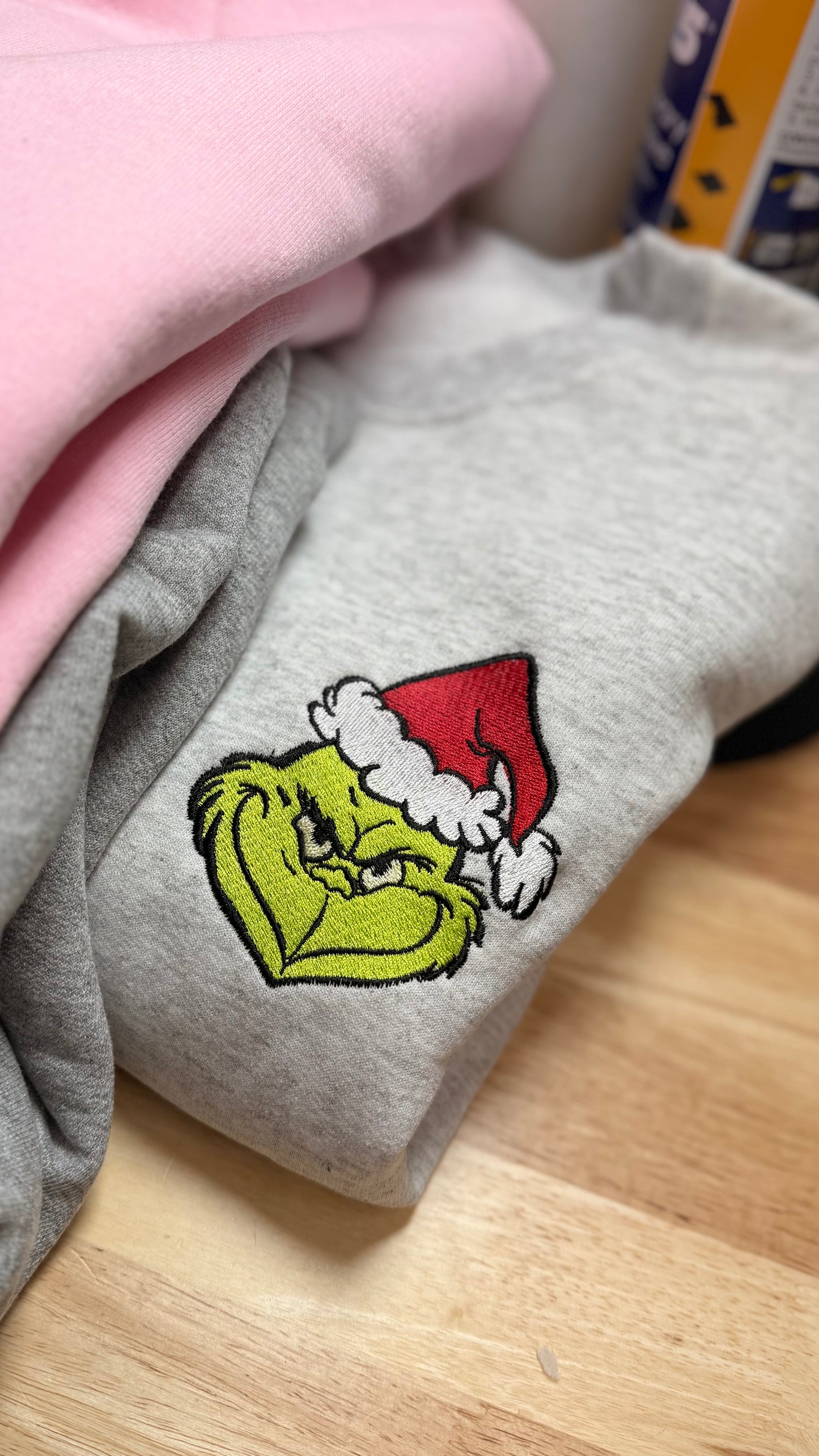 Resting Grinch Face Crewneck