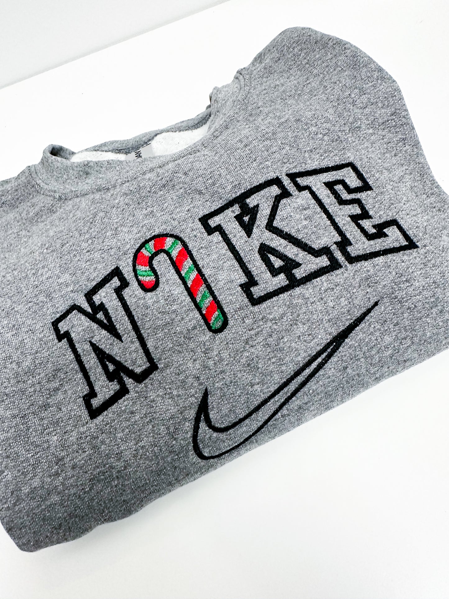 Candy Cane Crewneck