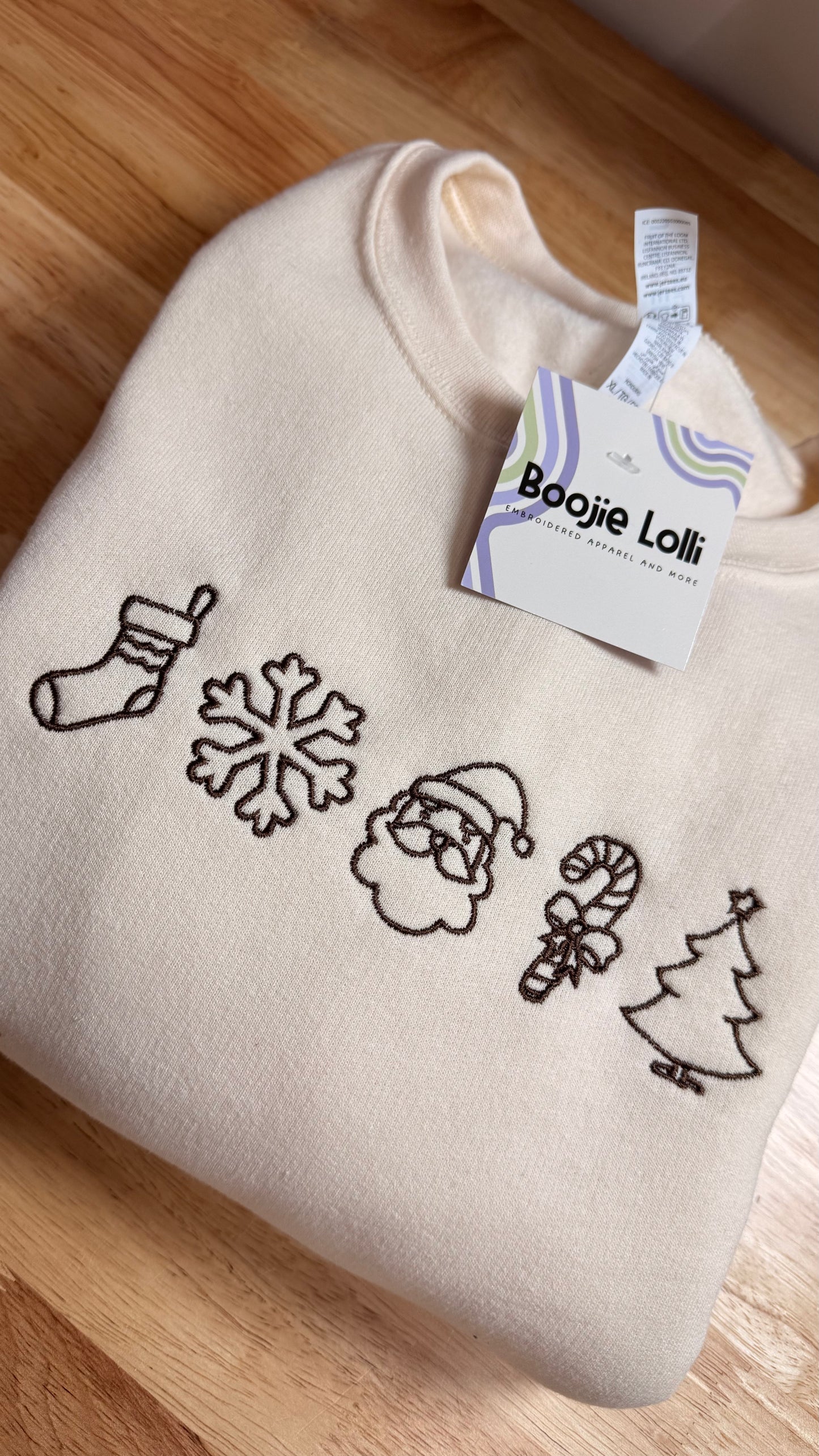 Minimal Holiday Icons Crewneck