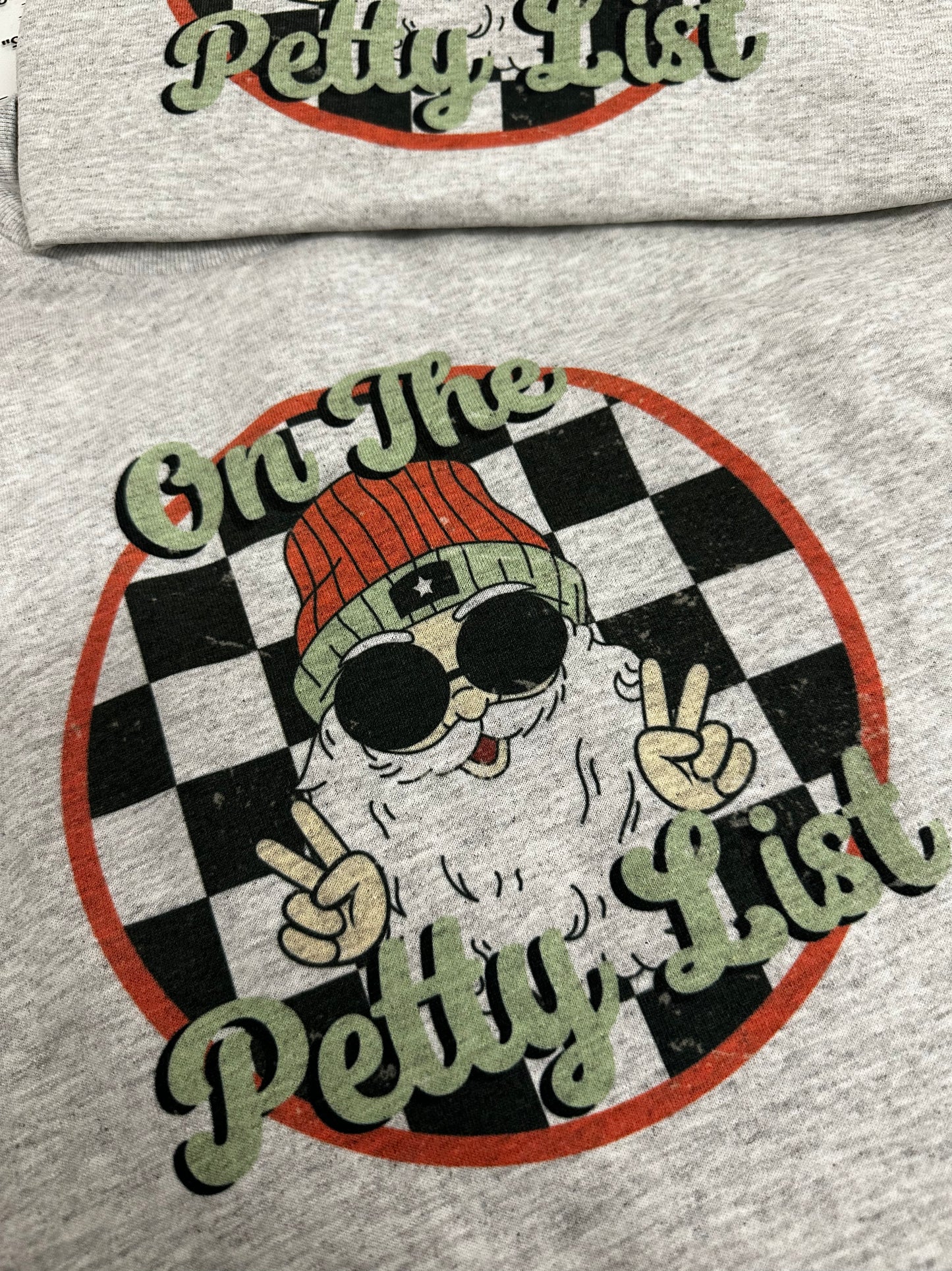 On the Petty List Tee/ Crewneck