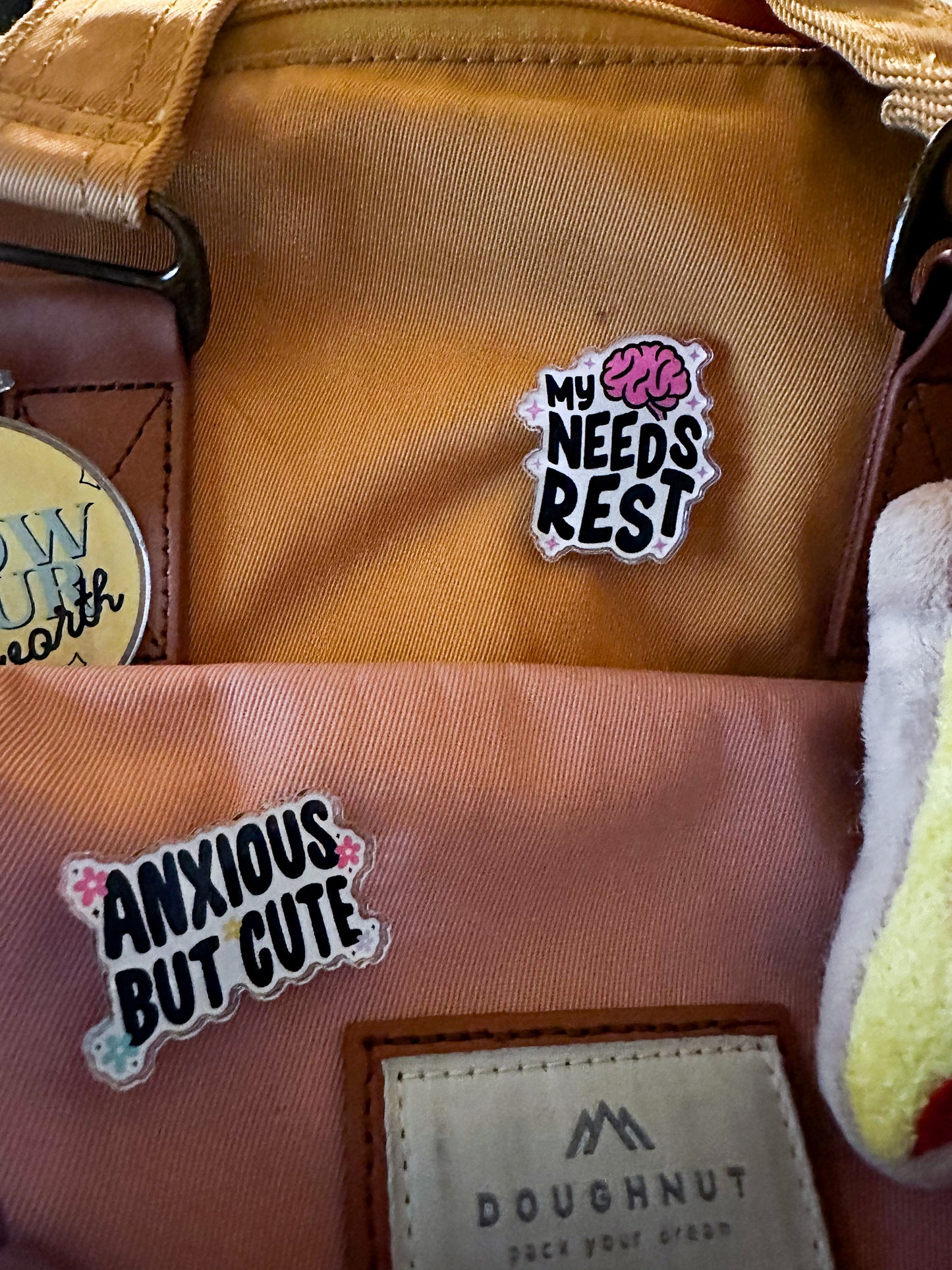 My Brain Needsn Rest Pin