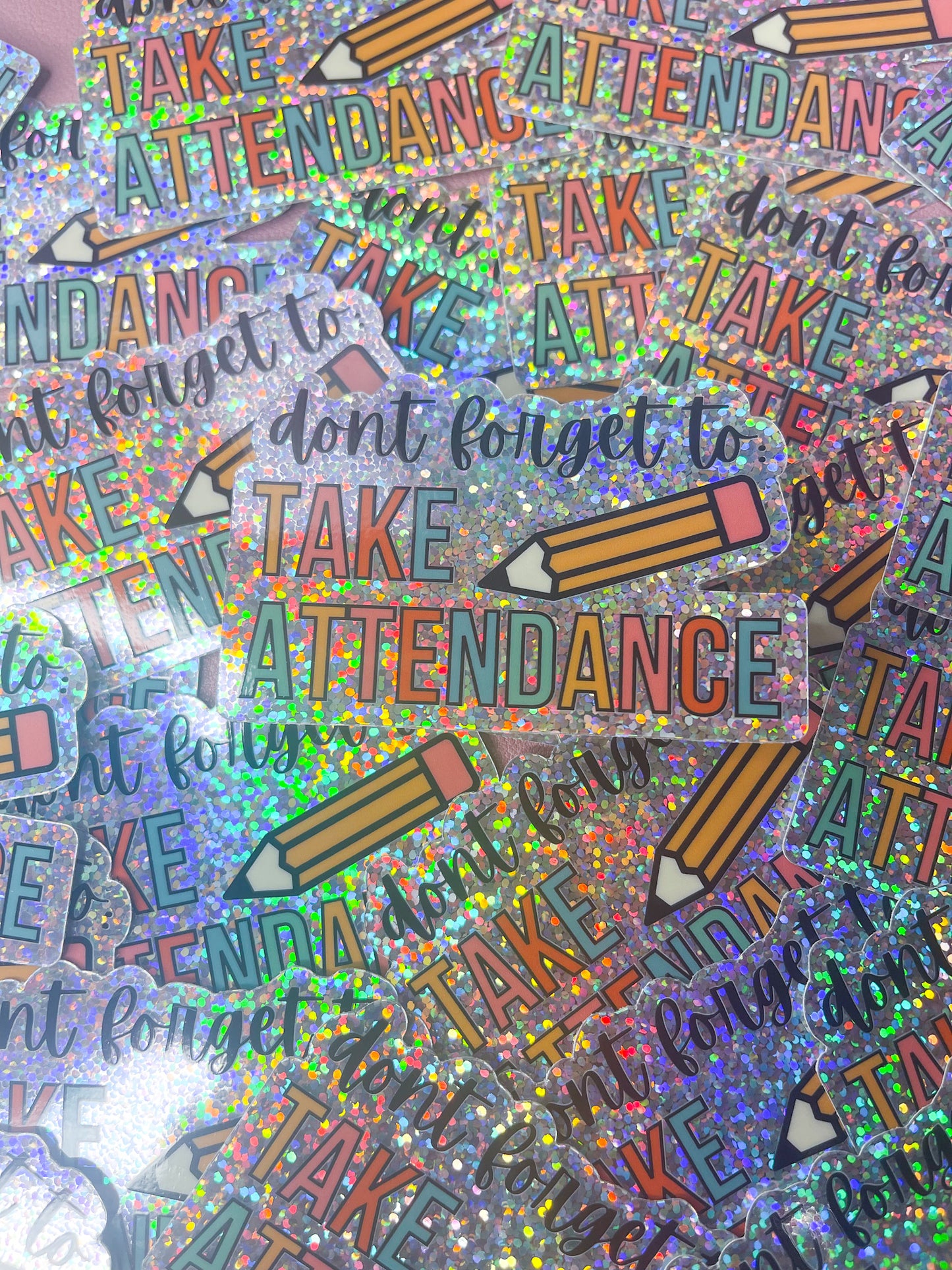 Don't forget to take Attendace Sticker