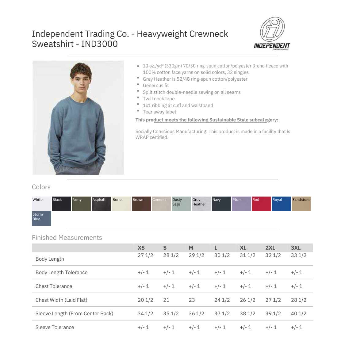 Simple Text Embroidered Sweatshirt