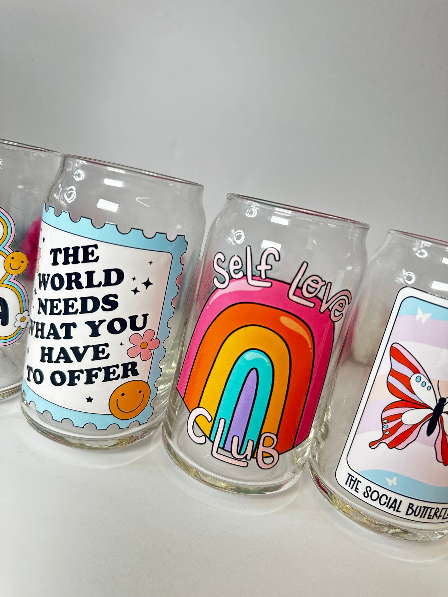 Glass Can Cups