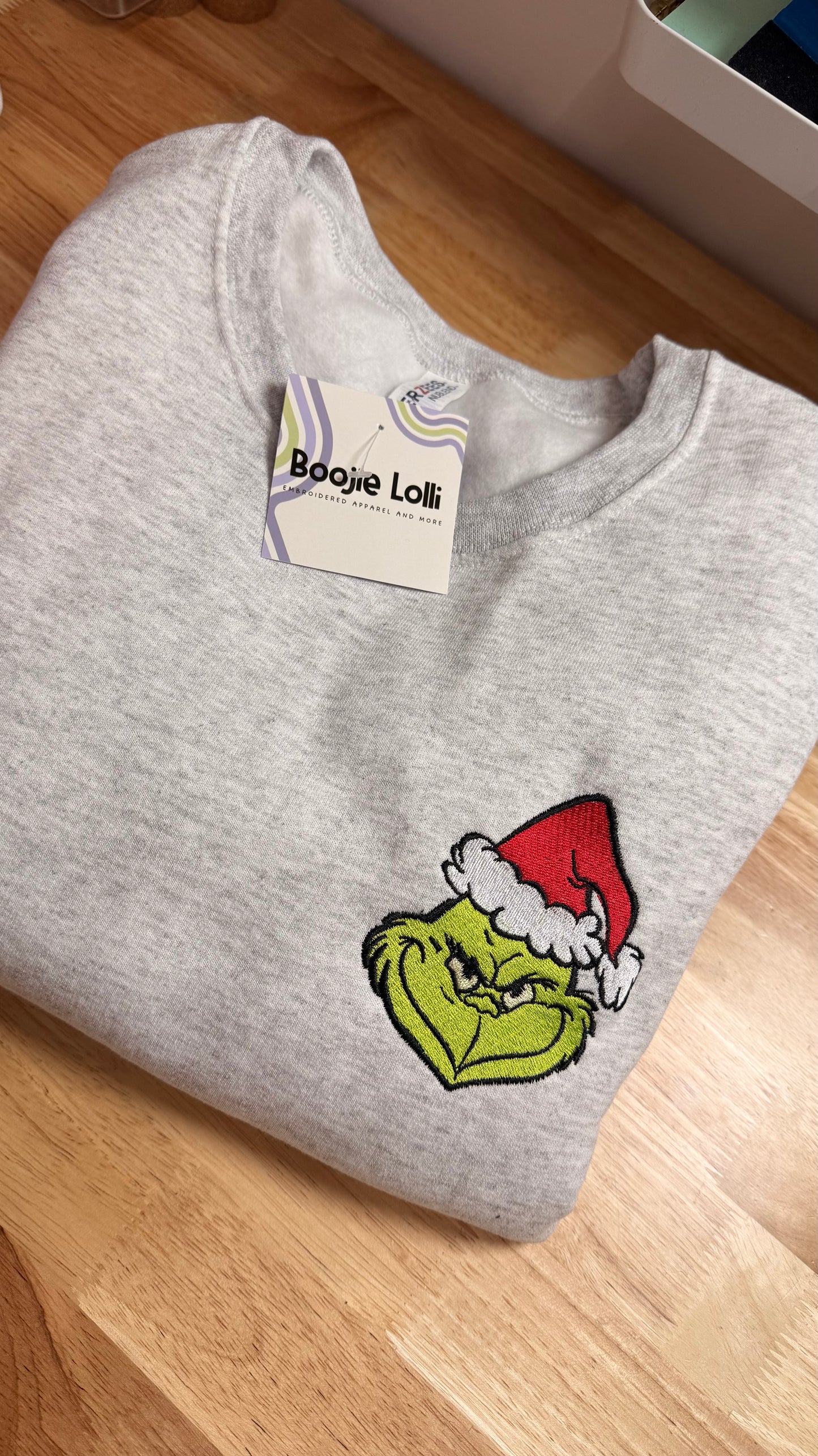Resting Grinch Face Crewneck