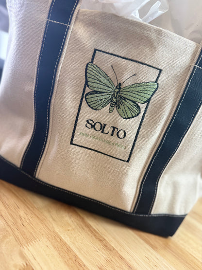 Personalized Embroidered Tote Bag | Custom Canvas Tote