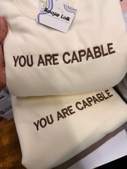 You Are Capable Crewneck