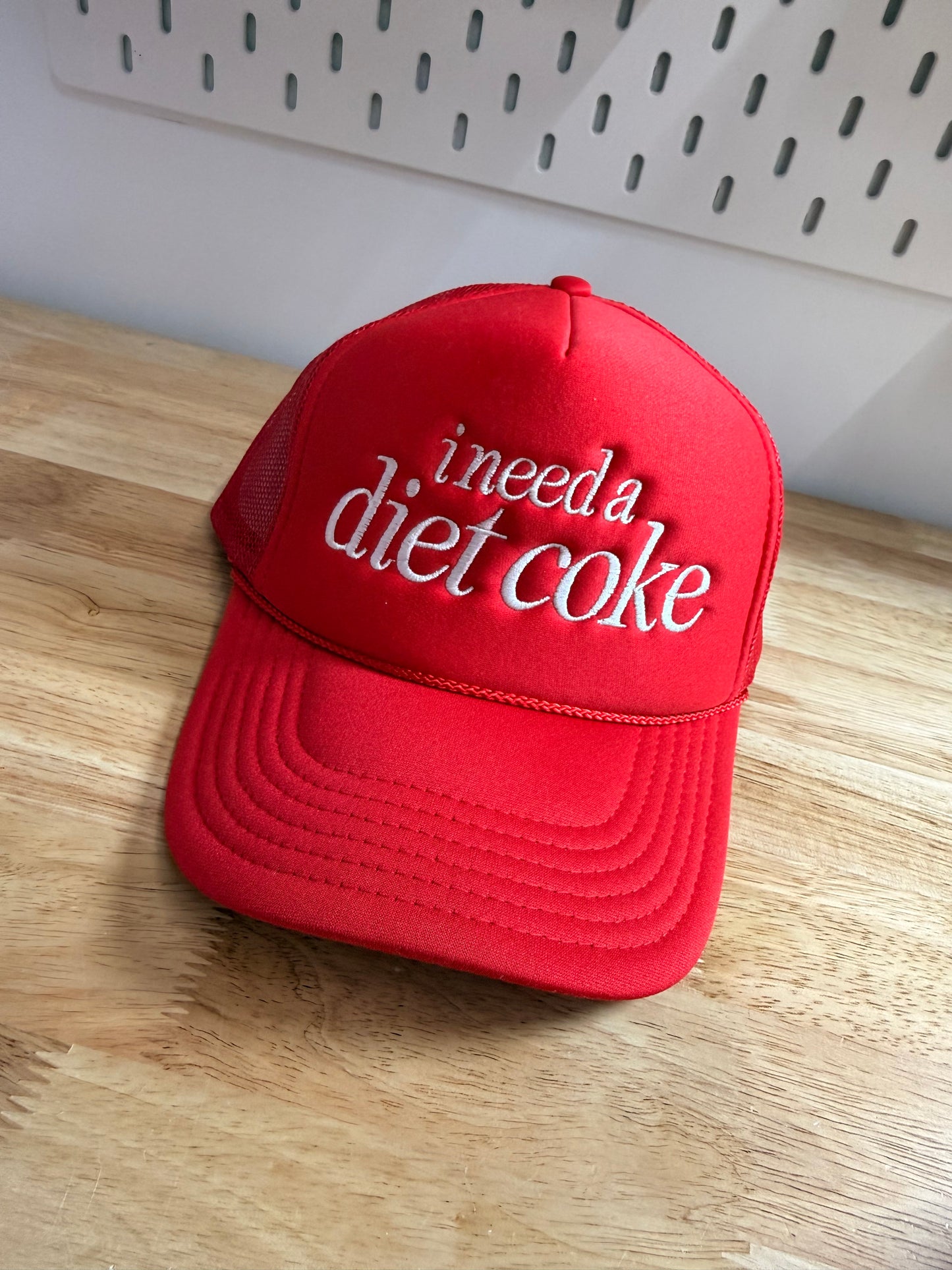 “I Need a Diet Coke” Trucker Hat