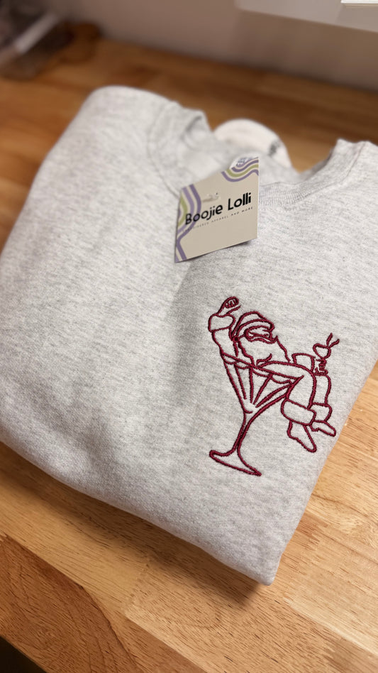 Sippin with Santa Crewneck