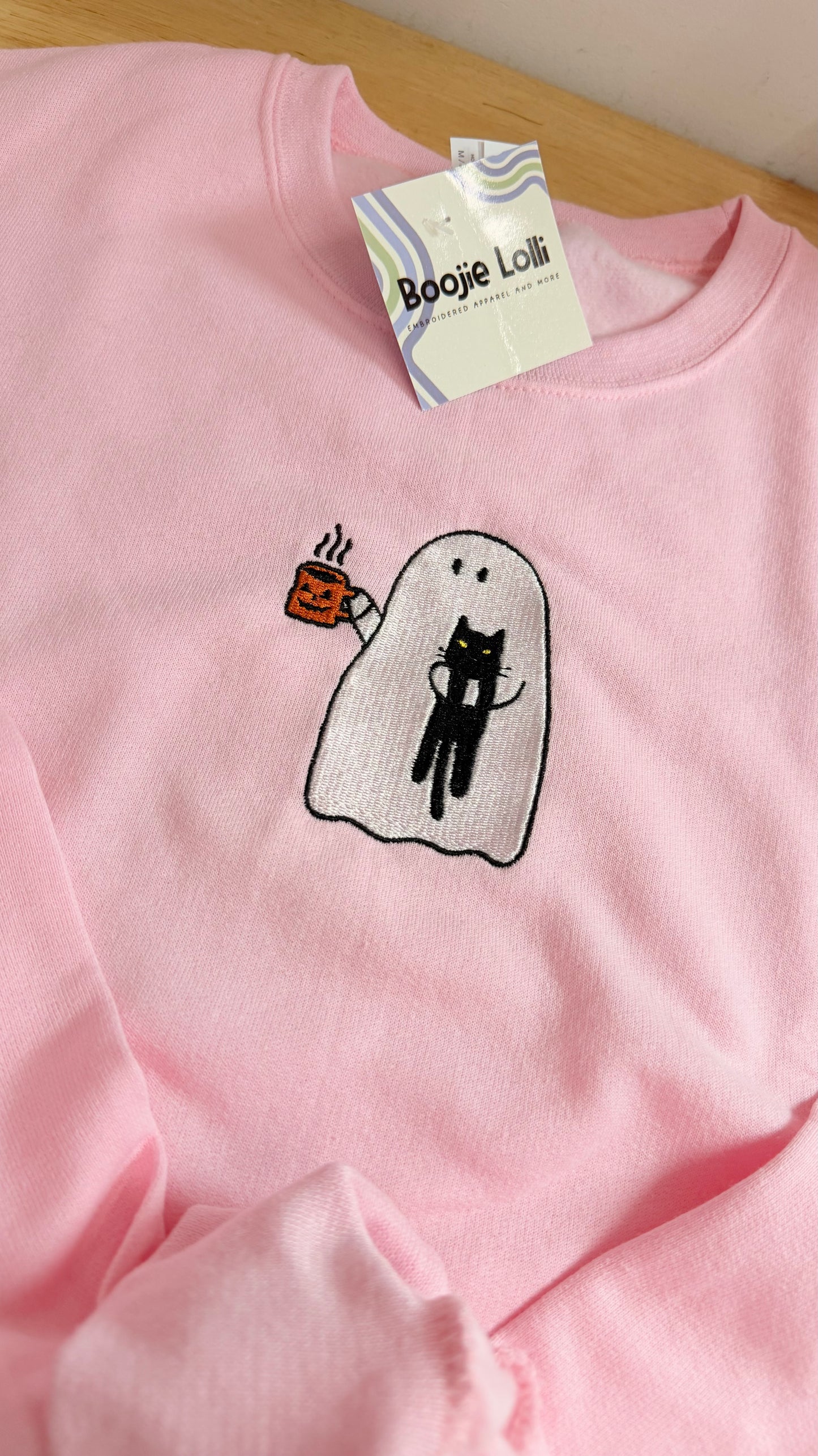 Pink Ghost Crewneck