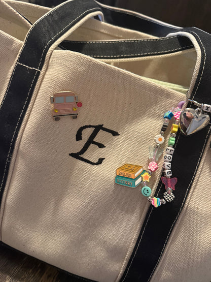 Personalized Embroidered Tote Bag | Custom Canvas Tote