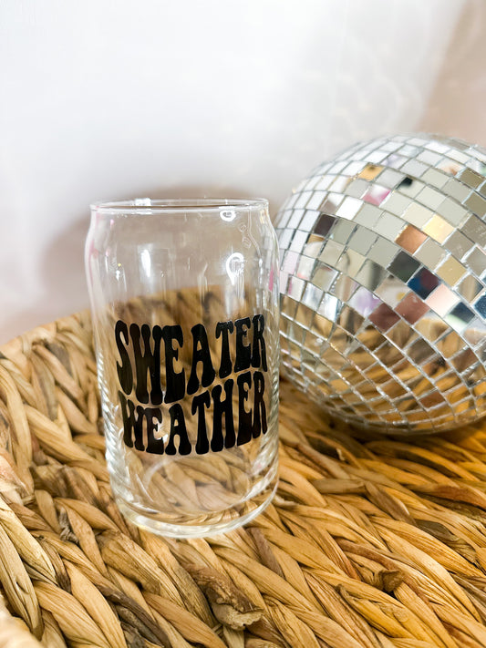 Swather Weather Glass Cup